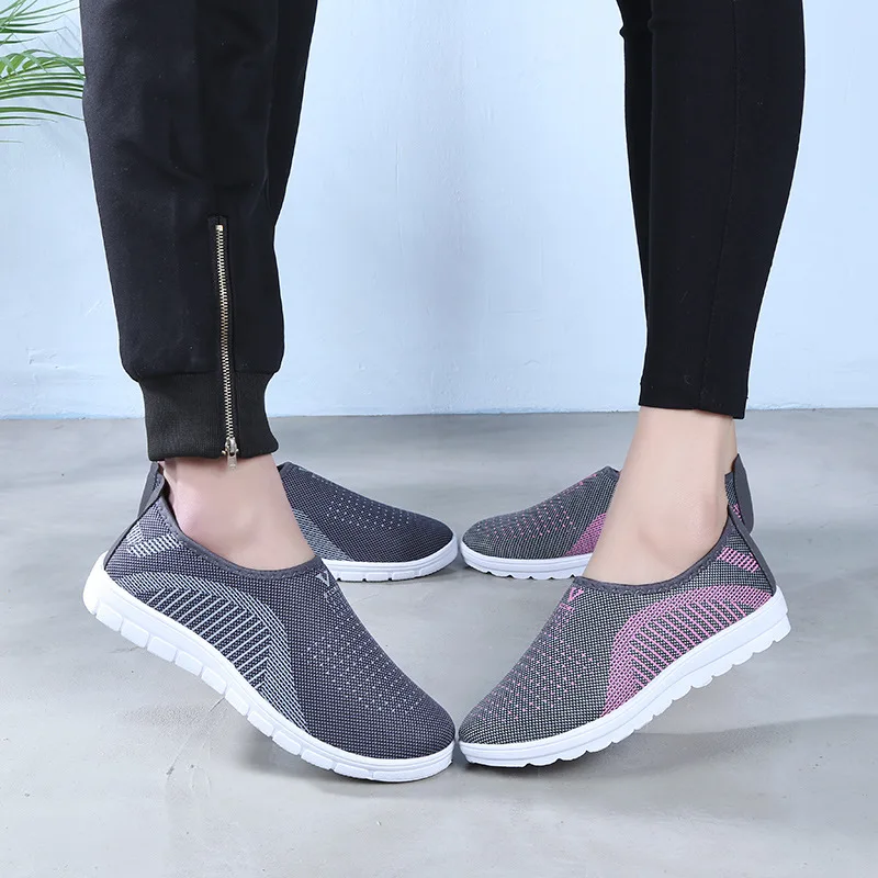 

Cross border men's and women's spring and autumn casual shoes women's single running shoes