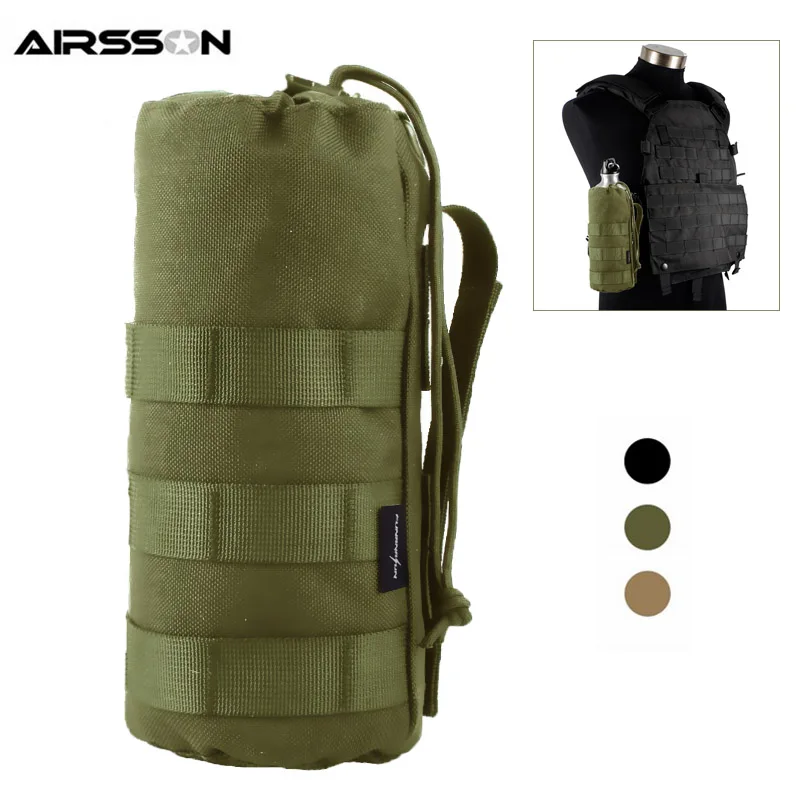 1.5L тактический Molle бутылка для воды Чехол кобура 1000D портативный военный чайник сумка Открытый гидратации Перевозчик для кемпинга Пешие прогулки