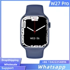 Дропшиппинг Новинка IWO W27 Pro Series 7 NFC смарт-часы AI голосовые Bluetooth звонки IP68 Водонепроницаемые Смарт-часы с экраном 1,81 дюйма