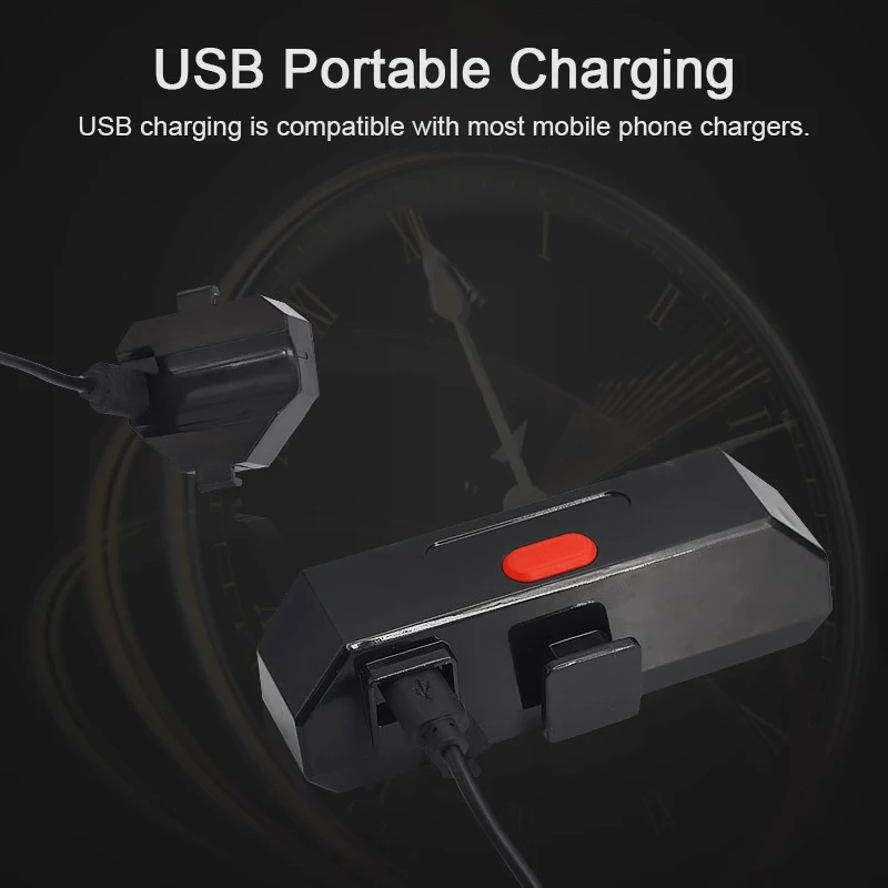 

Bicycle Turn Singal Taillight LED Wireless Remote Control Bike Rear Light Waterproof USB Recharegable MTB Direction Indicator