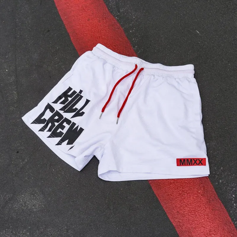 

Мужские шорты для тренажерного зала, бега, тренировок, пятиконечные брюки, школьные баскетбольные шорты, свободные сетчатые дышащие спорти...