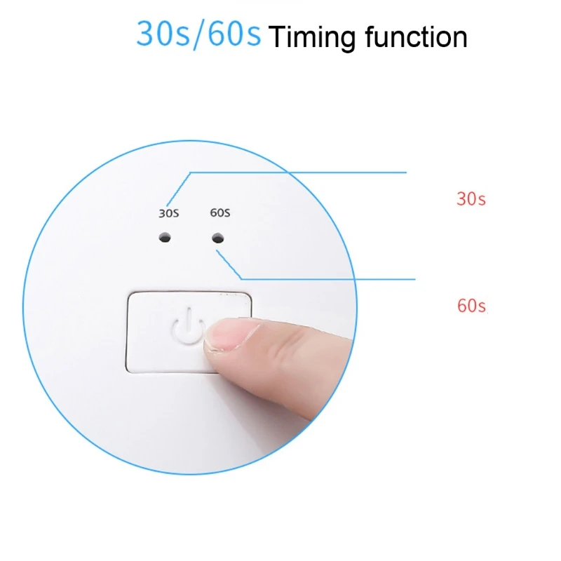 

Color Changing Lens UV Tester Photochromic Lens Detector Anti Blue-ray Glasses Measurer with 15 LED Lights