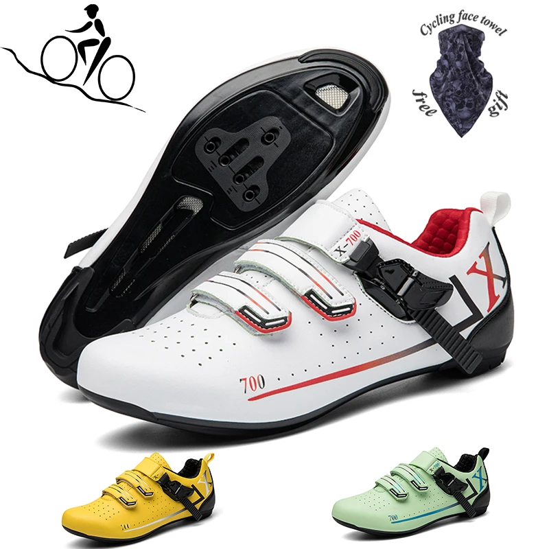 

Мужские велосипедные туфли, Нескользящие, с пряжкой, на плоской подошве, для бега и тренировок, Уличная обувь для горных велосипедов, 2021