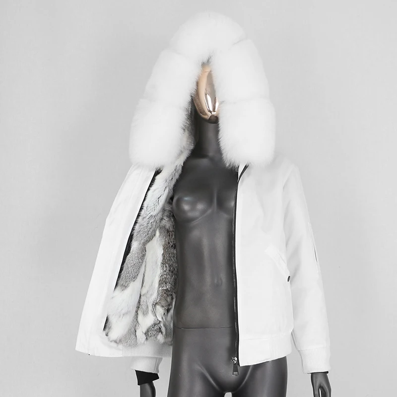 CXFS 2021 Водонепроницаемый бомбардировщик куртка-парка пальто из натурального