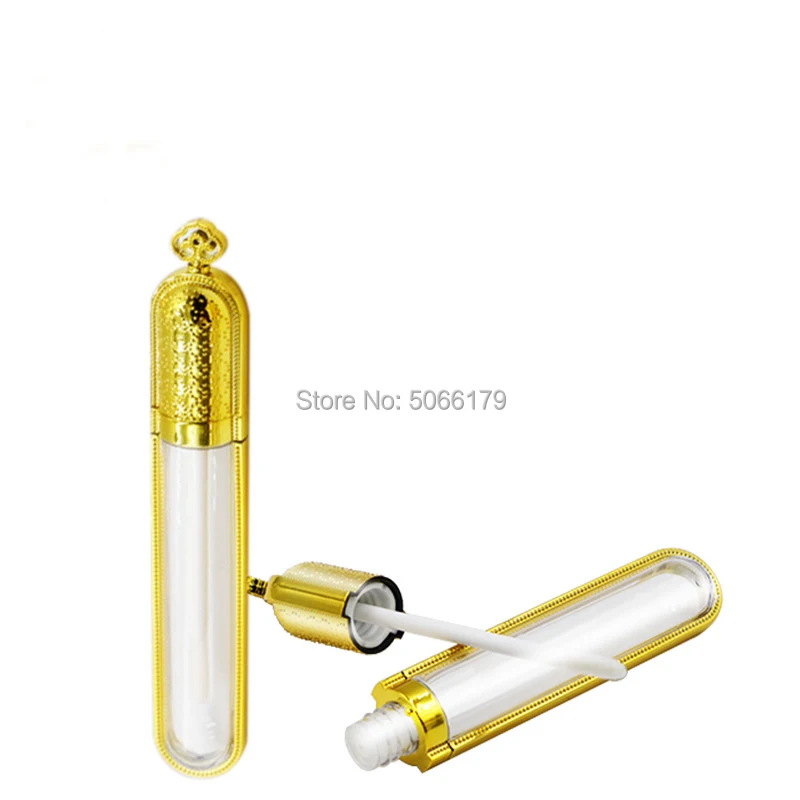 10 мл пустой золотой Корона блеск для губ глазурь трубка Косметическая кисть