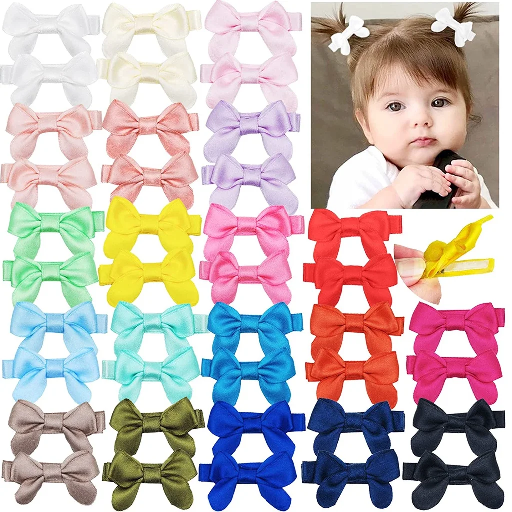 

40 шт., Детские аксессуары для волос, 2 дюйма