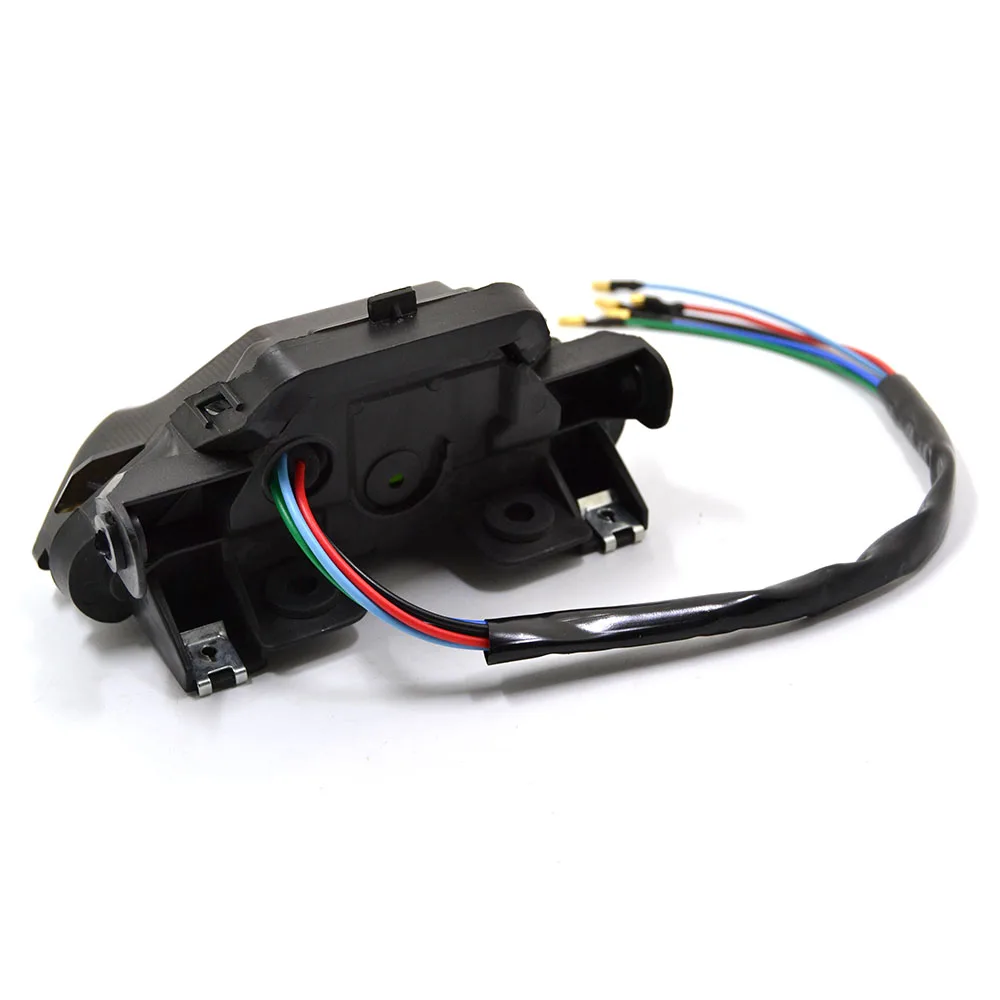 Встроенный светодиодный задний фонарь для мотоцикла тормозной сигнал поворота