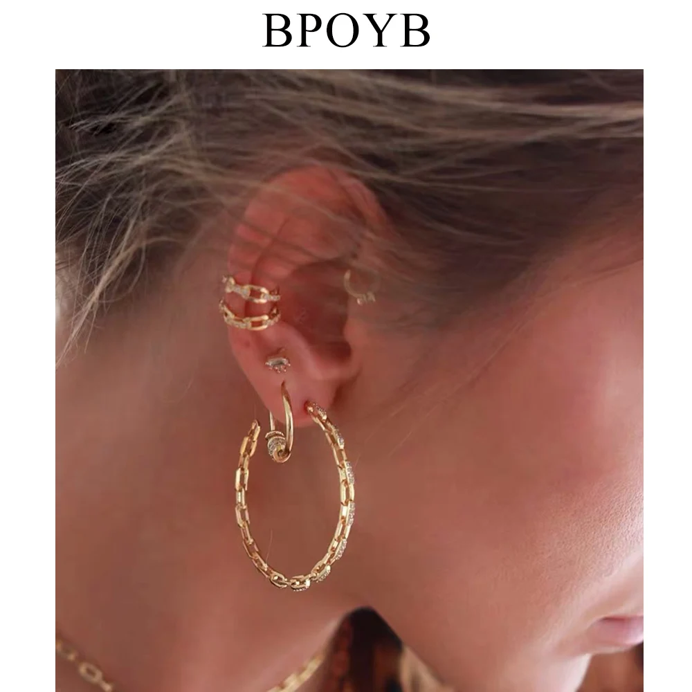 Серьги BPOYB с кисточками женские популярная хипстерская нишевая инкрустированная