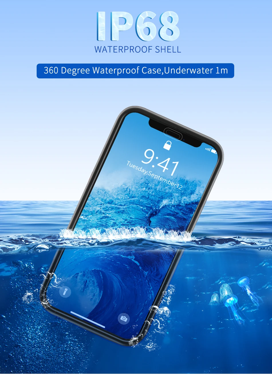 Чехол KISS водонепроницаемый чехол для телефона для iPhone X XS 11 Pro MAX XR 7 8 чехол для подводной фотографии для iPhone 11 6 6s 7 8 Plus чехол