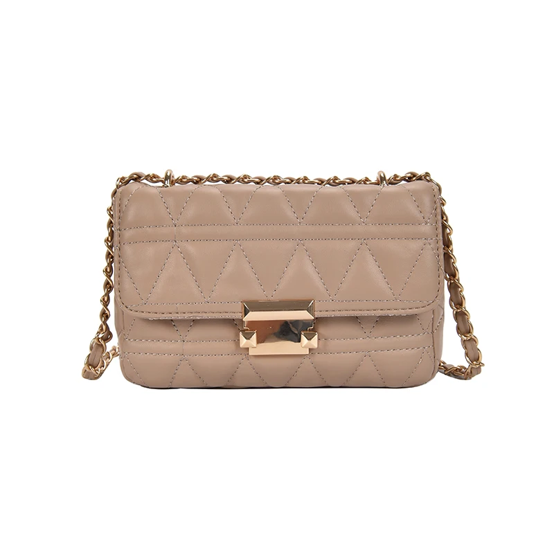 

Solid Color Fashion Pu Leather Crossbody Bags For Women 2019 Chain MINI Shoulder Messenger Bag Lady Travel Handbags