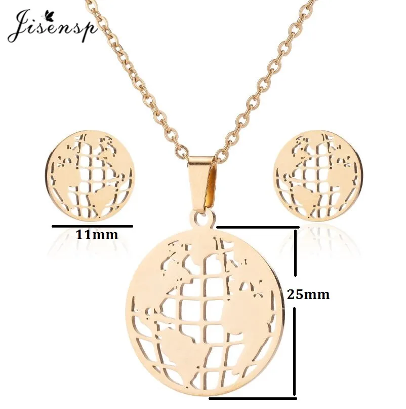 Ювелирные наборы Jisensp из нержавеющей стали в богемном стиле с осенними листьями