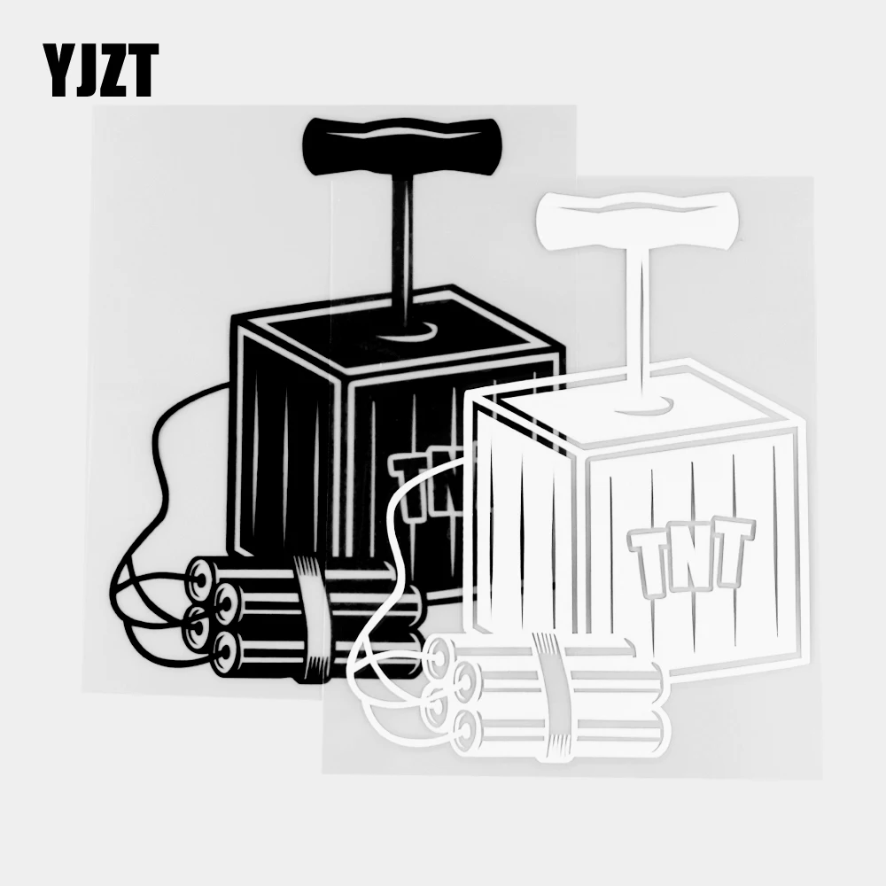 

YJZT 15,2 × 12,1 см, взрывная Классическая Автомобильная наклейка, изысканная виниловая наклейка, Внешнее украшение автомобиля, черный/серебрист...