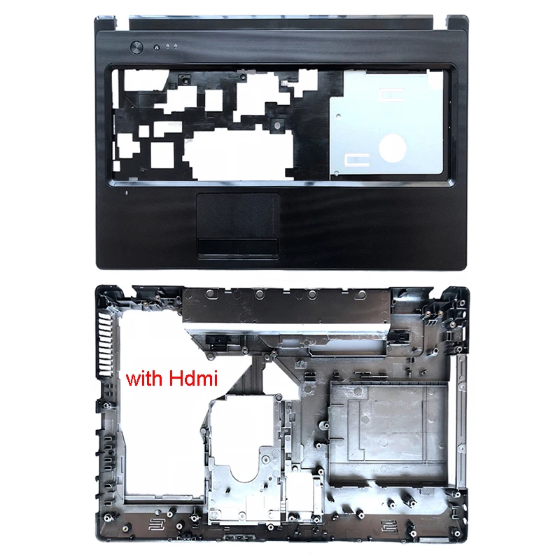 

Подставка для рук для ноутбука Lenovo G570 G575, верхний корпус/нижний корпус, нижняя крышка с портом HDMI, черная крышка AP0GM000A00