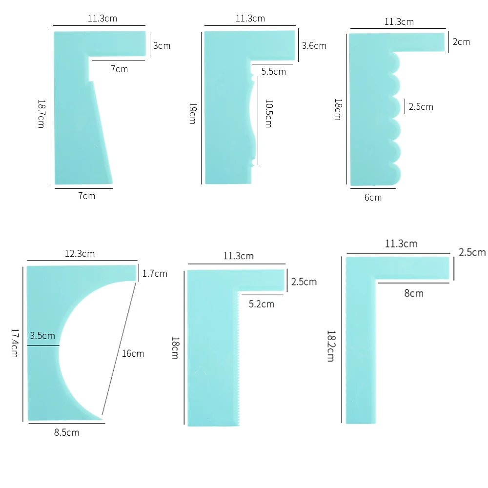 Скребок для более гладкой выпечки 1 шт. Новый шпатель украшения торта