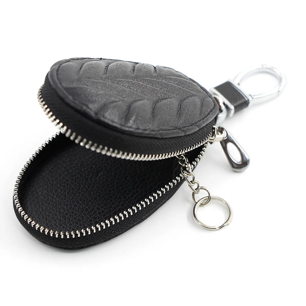 Женские и мужские держатели ключей от автомобиля из искусственной кожи