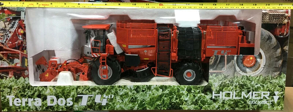 1:32 модель игрушки 1/32 сплав комбайн жнец HOLMER TERRA DOS T4 красный литье под давлением фермерский автомобиль игрушка Литье под давлением Машинки Игрушки для мальчиков Дети