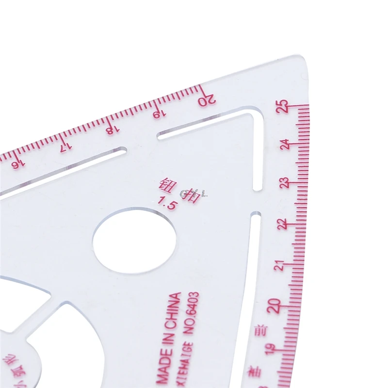 

Sleeve Curve Ruler Measure Plastic for Sewing Dressmaking Tailor Drawing Tool