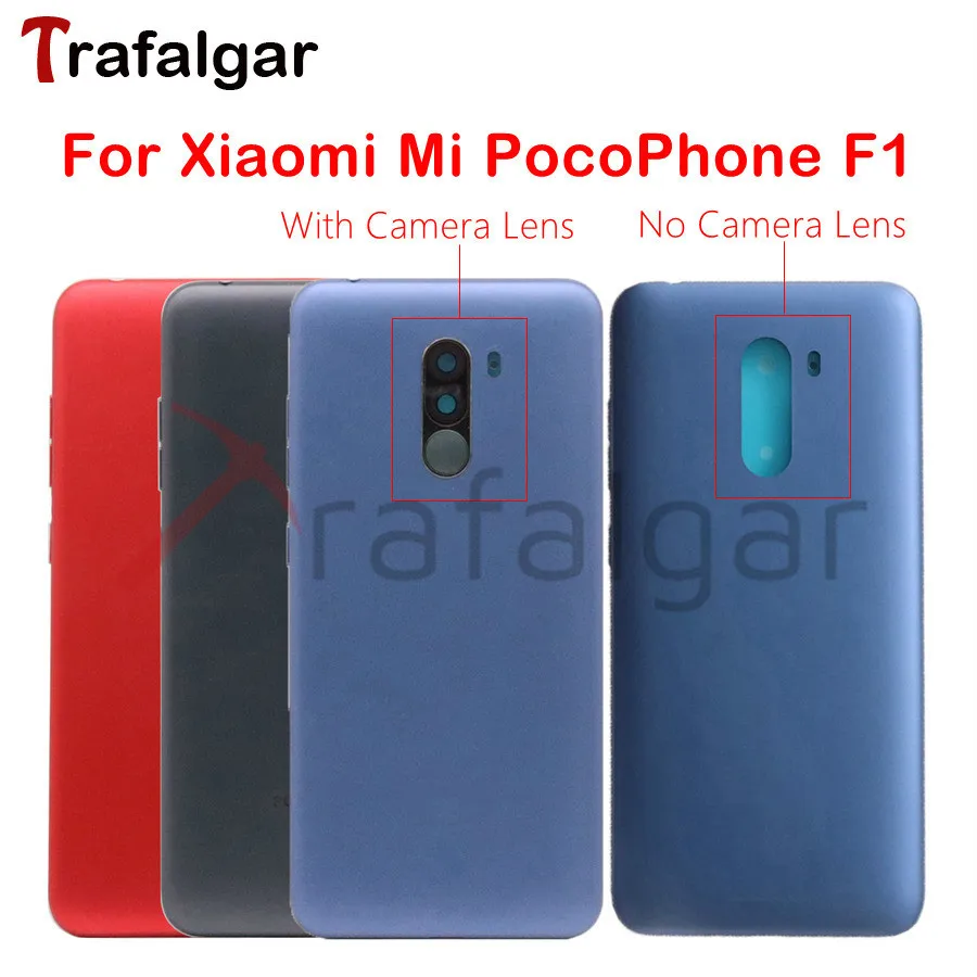 Задняя крышка батарейного отсека для Xiaomi PocoPhone F1 задняя корпуса Poco сменная Крышка