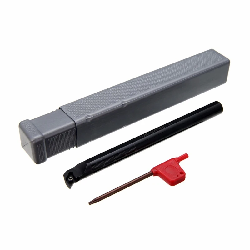 

Lathe Turning Tool Holder with Carbide Insert Blades Boring Bar Cutter Wrench