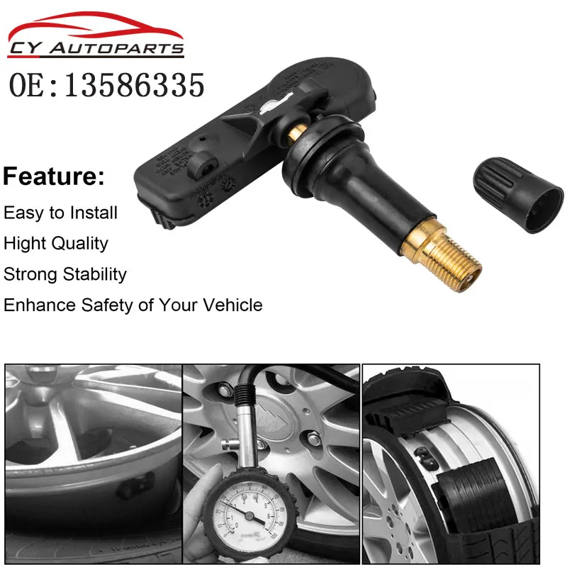 Датчик давления в шинах YAOPEI для Buick Cadillac Chevy Chevrolet Malibu Silverado GMC 13586335 13581558 25920615