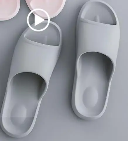 Xiaomi/Новинка; домашние мужские и женские тапочки для отдыха и ванной; нескользящие легкие шлепанцы для купания на мягкой нескользящей подошве - Цвет: Light gray