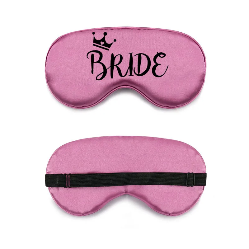 Маска для сна Team надпись Bride tribe подарок подружке невесты девичника вечеринки