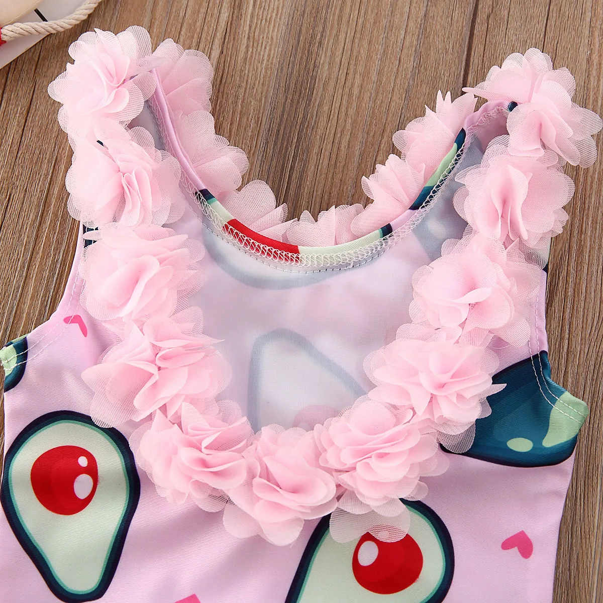 Pudcoco/Боди для маленьких девочек с авокадо бикини Цветочный купальник одежда