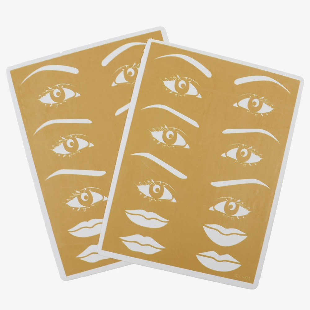 5/10 шт Резиновые Татуировки бровей губ тату практика кожи Профессиональный