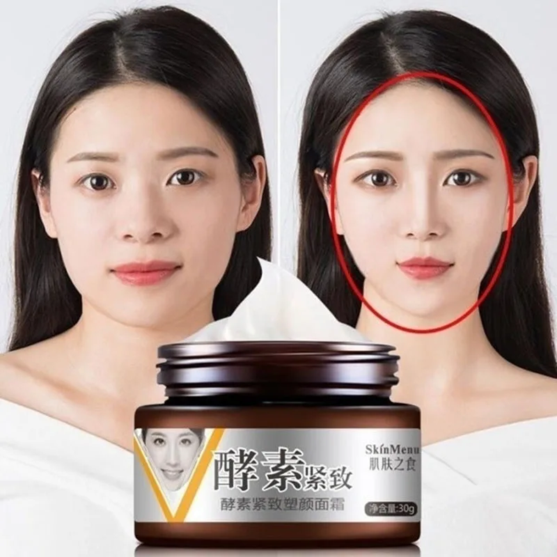 

Slimming Facial V Cream Skin Care Facial Lifting Firm Powerful V-Line Face Enzyme Slimming Cream Fat Burning Moisturizing 30g