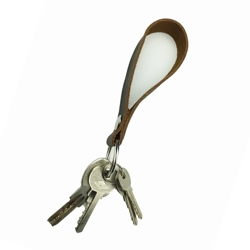 Натуральная кожа унисекс Брелок Сумочка для мужчин ключница держатель ключей