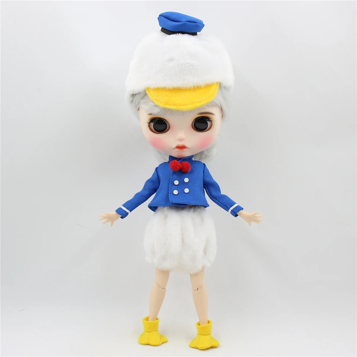 Ледяная фабрика Blyth Кукла Одежда личка игрушка утка костюм милая одежда Дональд Дак наряд