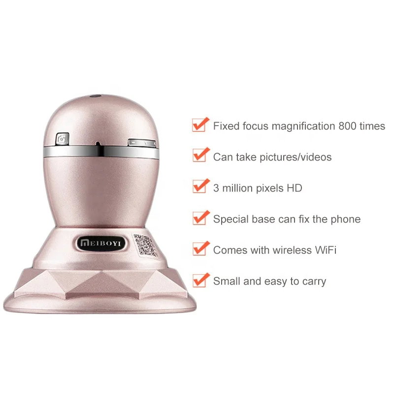 artificial intelligence portable facial skin analyzer facial detector system wireless wifi hd mobile phone tablet free global shipping