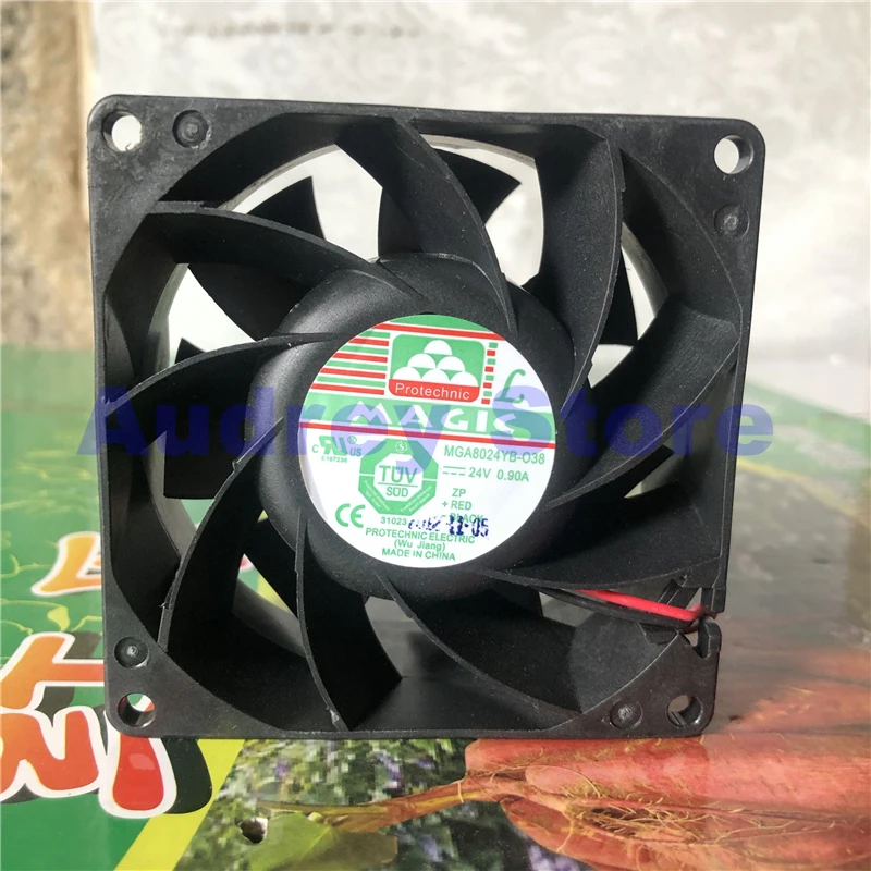 

Новый оригинальный волшебный MGA8024YB-O38 24 В 0,90 а 8 см 8038 большой объем вентилятор охлаждения