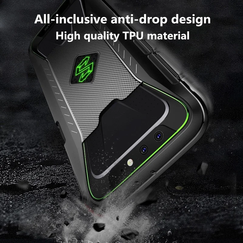 Модный Для Xiaomi Black Shark игровой чехол для телефона TPU Защитный чехол для Xiaomi черный чехол с акулой Гибридный противоударный защитный чехол