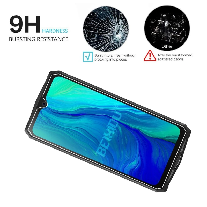 2 шт Полное закаленное стекло для BLACKVIEW BV9100 защита экрана 2.5D 9h защитная пленка |