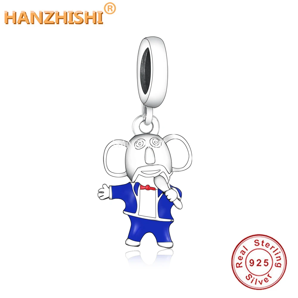 

Dropshipping Wholesale Price 925 Sterling Silver Old People Dangle Charms Beads for Bracelet Necklace Jewelry Accessories