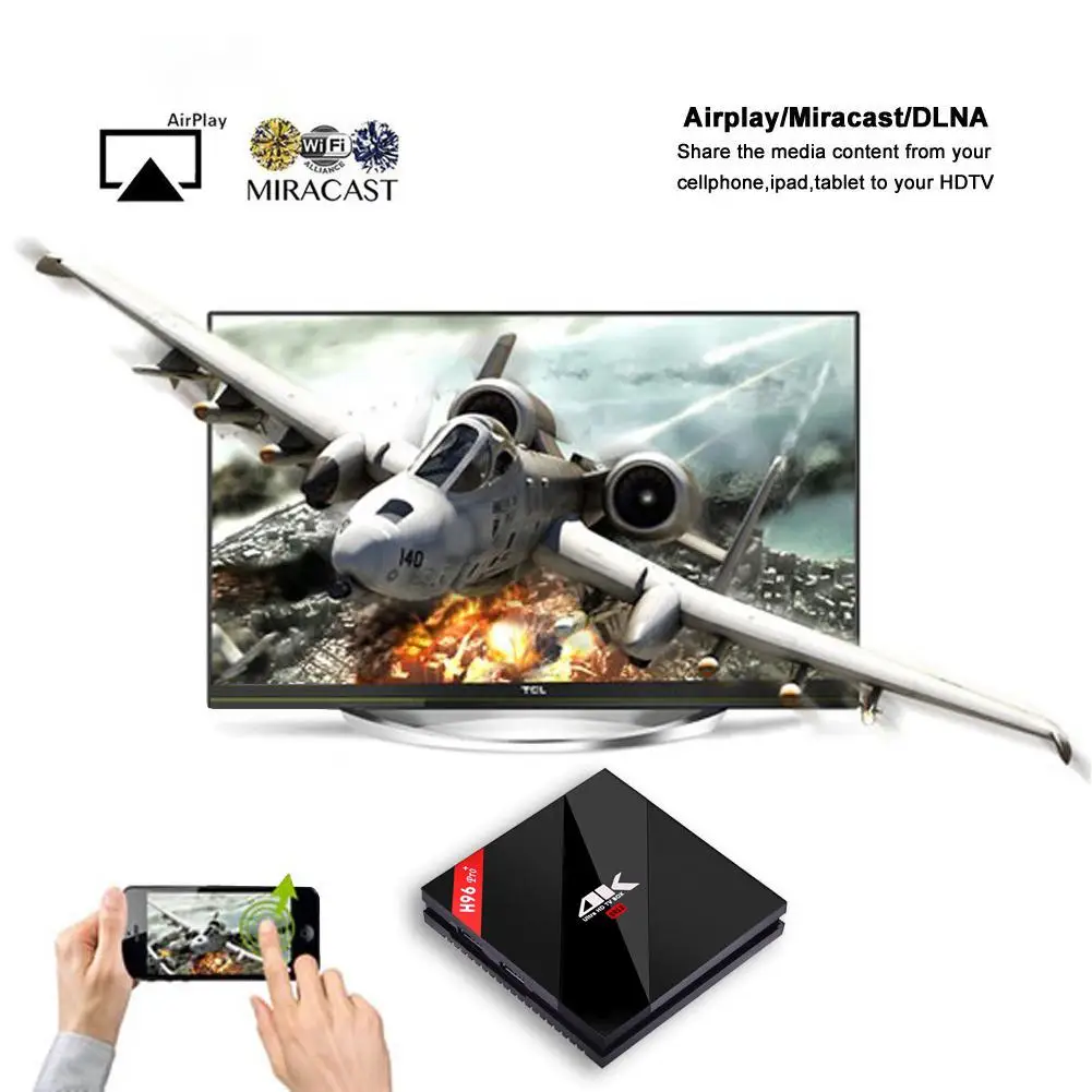 S912 Android 7,1 ТВ приставка 3 Гб/32 ГБ 2 ГБ/16 ГБ 3 ГБ/16 ГБ Bluetooth 4,1 4K HDMI Smart медиаплеер H96 Pro Plus R20