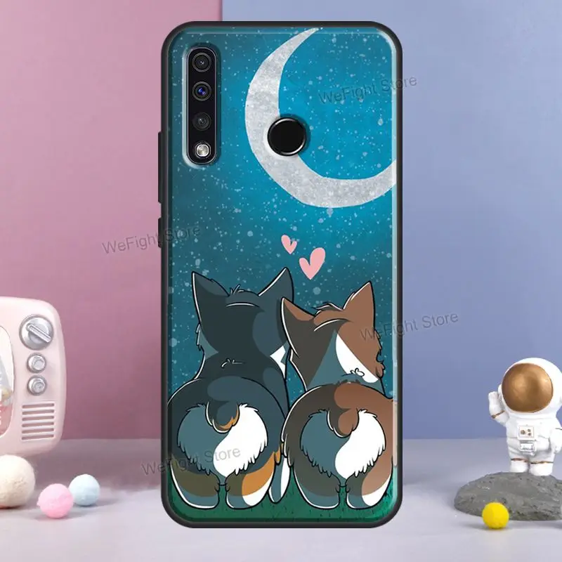 Чехол с мультяшным корги собакой для Honor 50 20 8S 8X 9X 9S Huawei P30 Lite P20 P40 Pro P Smart Z 2021 Nova 5T |