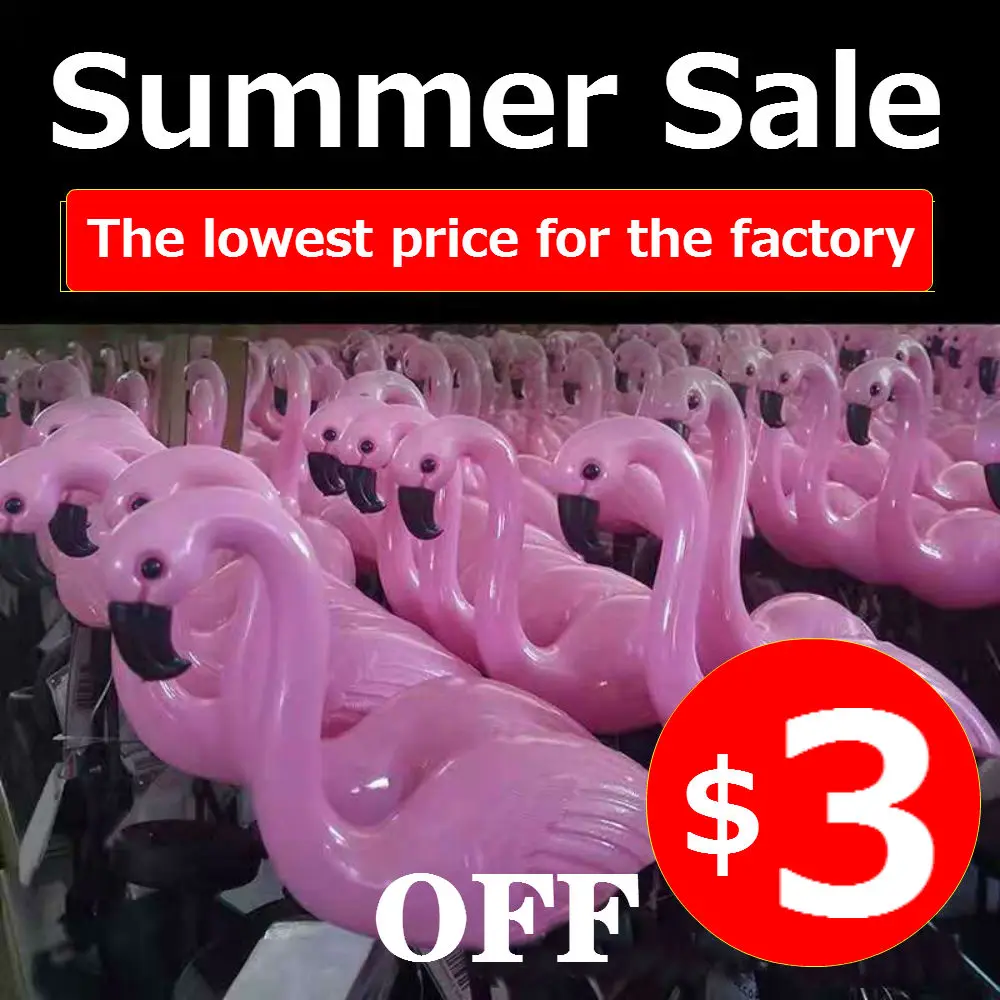 Розовый фламинго Солнечный СВЕТОДИОДНЫЙ светильник на открытом воздухе забор