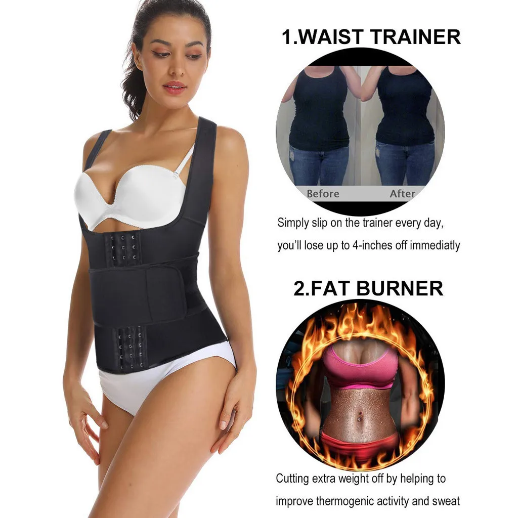 

Corset Waist Trainer Binders Shapers Slimming Underwear Belly Women Fitness Corset Sport Body Shaper Vest Waist Workout