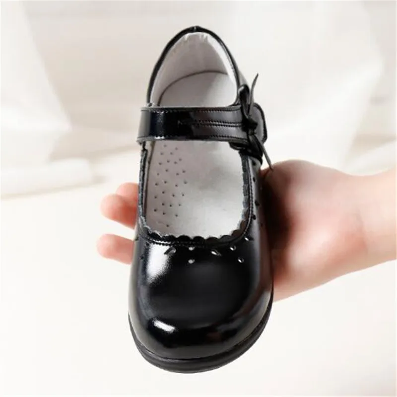 Школьная обувь для девочек из натуральной кожи Новинка 2020 года Вечерние