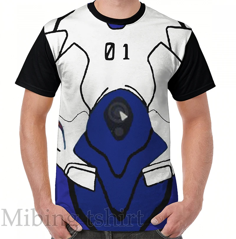 Мужская футболка с забавным принтом женские топы Shinji Ikari Plugsuit-01 графическая