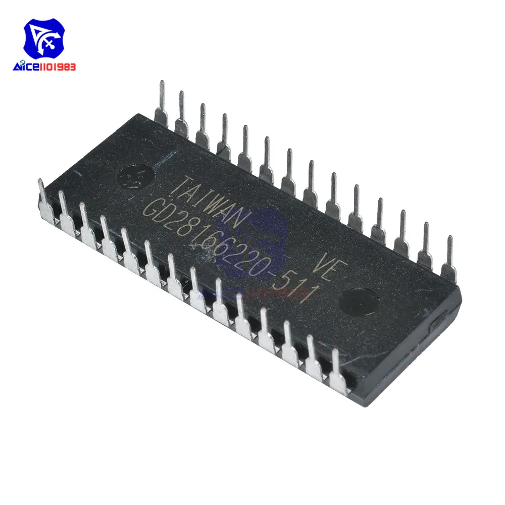 Diymore 10 шт./лот микросхемы IC W27C512 28DIP EEPROM 512 кбит оригинальные Интегральные