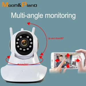 HD 1080P 720P 2MP Home Night Vision Alarm System Security Monitor Wireless Surveillance Camera Phone Wifi Remote Monitoring