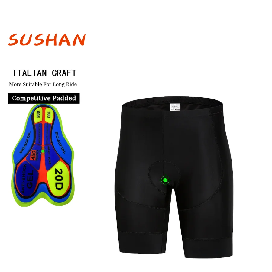 Black riding shorts Черная звезда Coolmax Мягкие велосипедные шорты противоударные шорты для велосипедистов MTB дорожный велосипед Шорты Ropa Ciclismo колготки для мужчин и женщин - Цвет: Black riding shorts