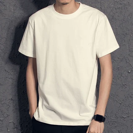 

Summer men's business casual short sleeve t-shirt 2499