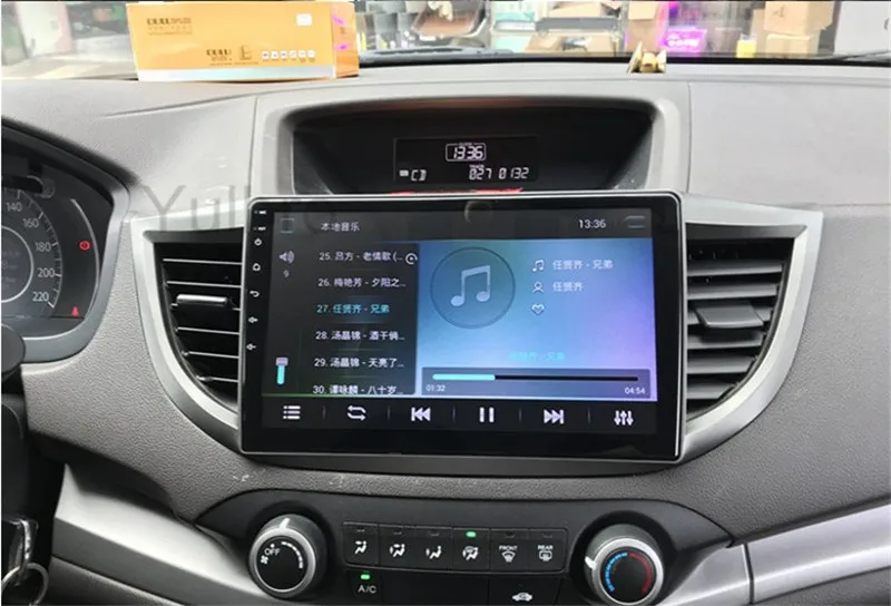 Фото Автомобильный мультимедийный комплект yulbro10 дюймов, 4 ядра, Android, для Honda CRV 2012 2013 2014 2015 2016, dvd-радио с bluetooth, gps-навигацией №3