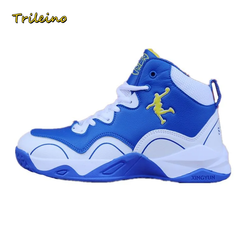 

Big Size 45 46 Men Basketball Shoes Air Cushion Basketball Sneakers Anti-skid High-top Breathable Brand Basketball Boots