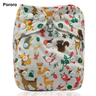 Pororo брендовые 1 шт. водонепроницаемые детские подгузники с цифровой печатью одного размера, многоразовые детские подгузники по оптовой цене - Цвет: d04