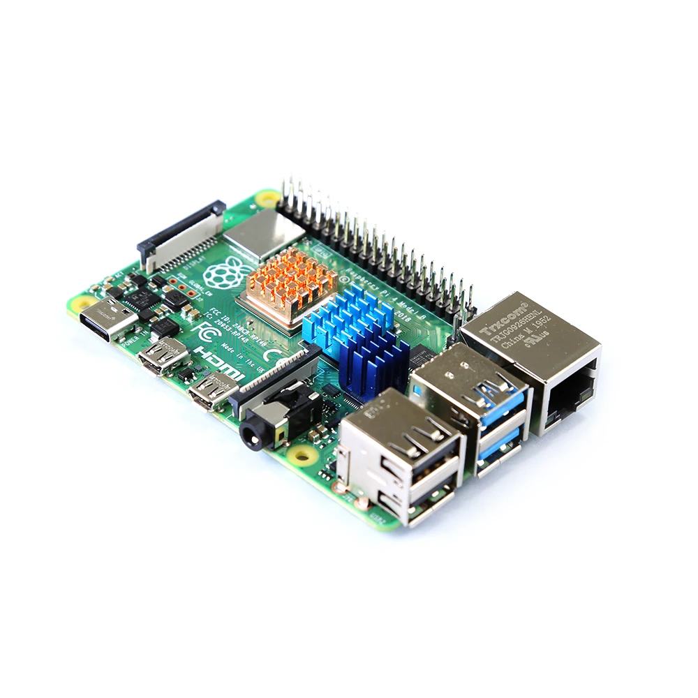 Для Raspberry Pi 4B теплоотвод 3 шт. Cooper Алюминий радиатора охлаждения комплект